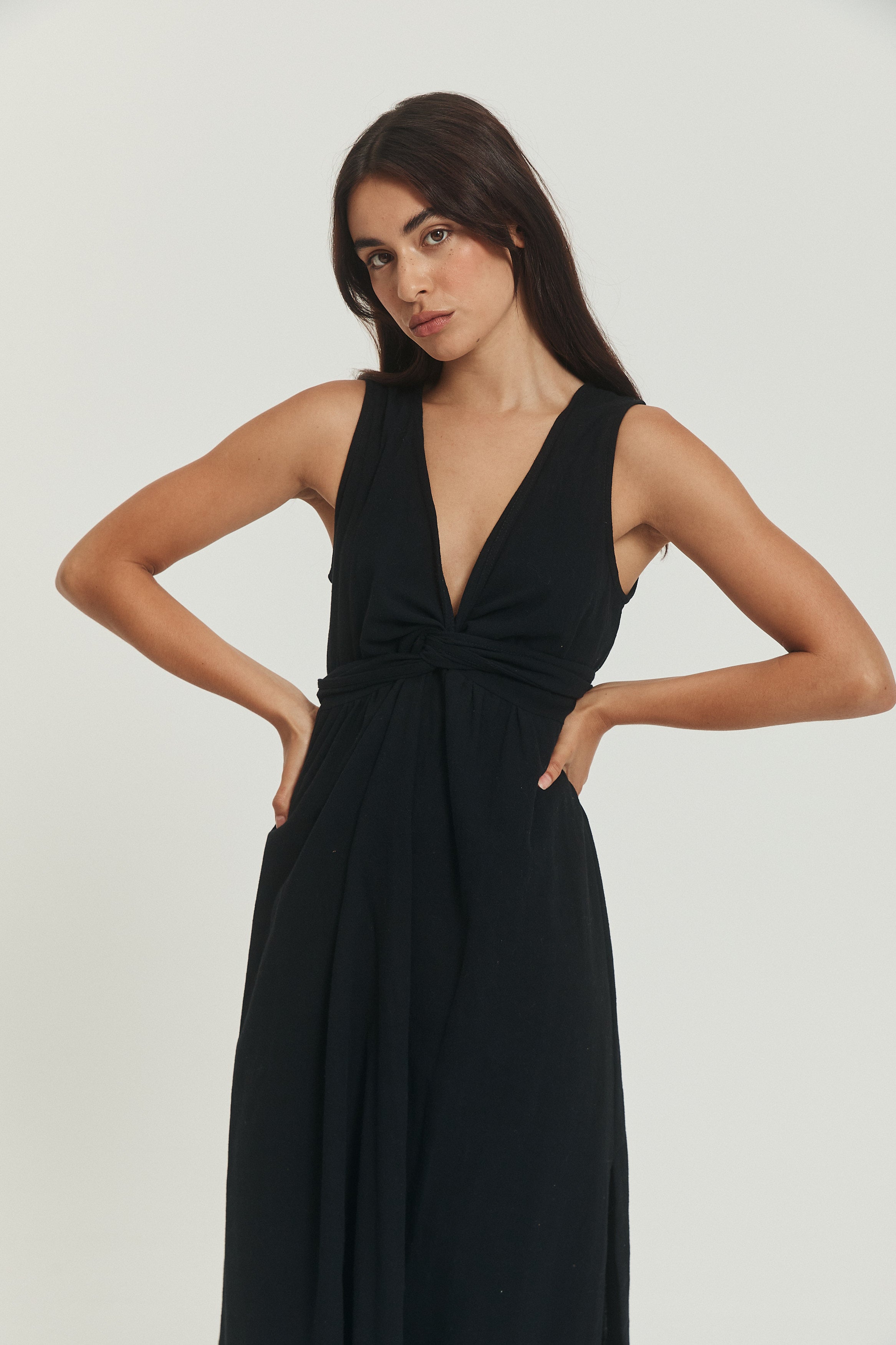 Harper Wrap Dress - Noir image 4