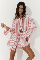 Jeanne Shorts - Stripe Hemp image 2