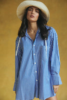 Byron Shirt Dress - Poplin Stripe image 3