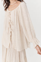 Bette Tie Top - Cotton image 8