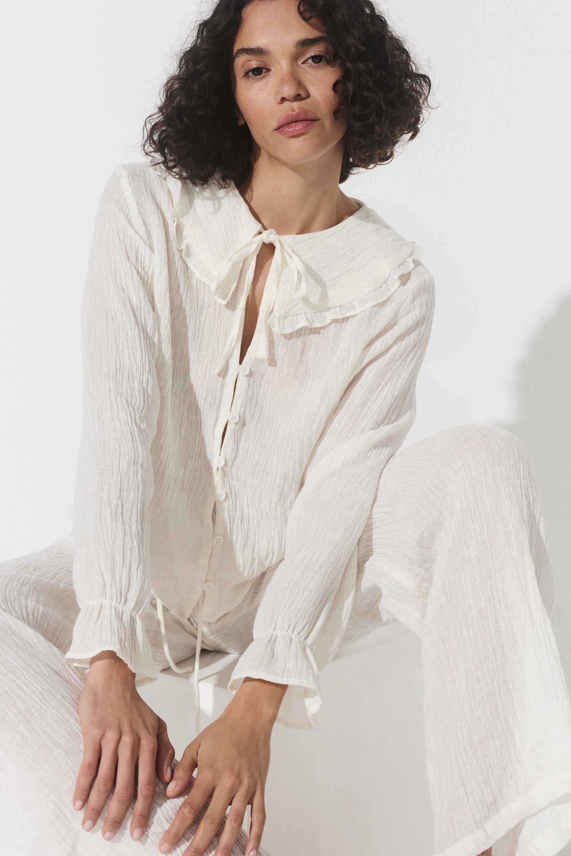 Esme Blouse - Crinkle Linen image 4