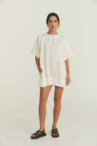 Noa Shift Dress - Soft Washed Linen image 0