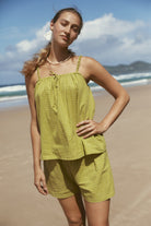 Nash Top - Elm Hemp Linen image 1