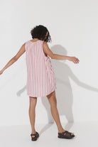 Classic Shift Dress - Stipe Hemp image 9