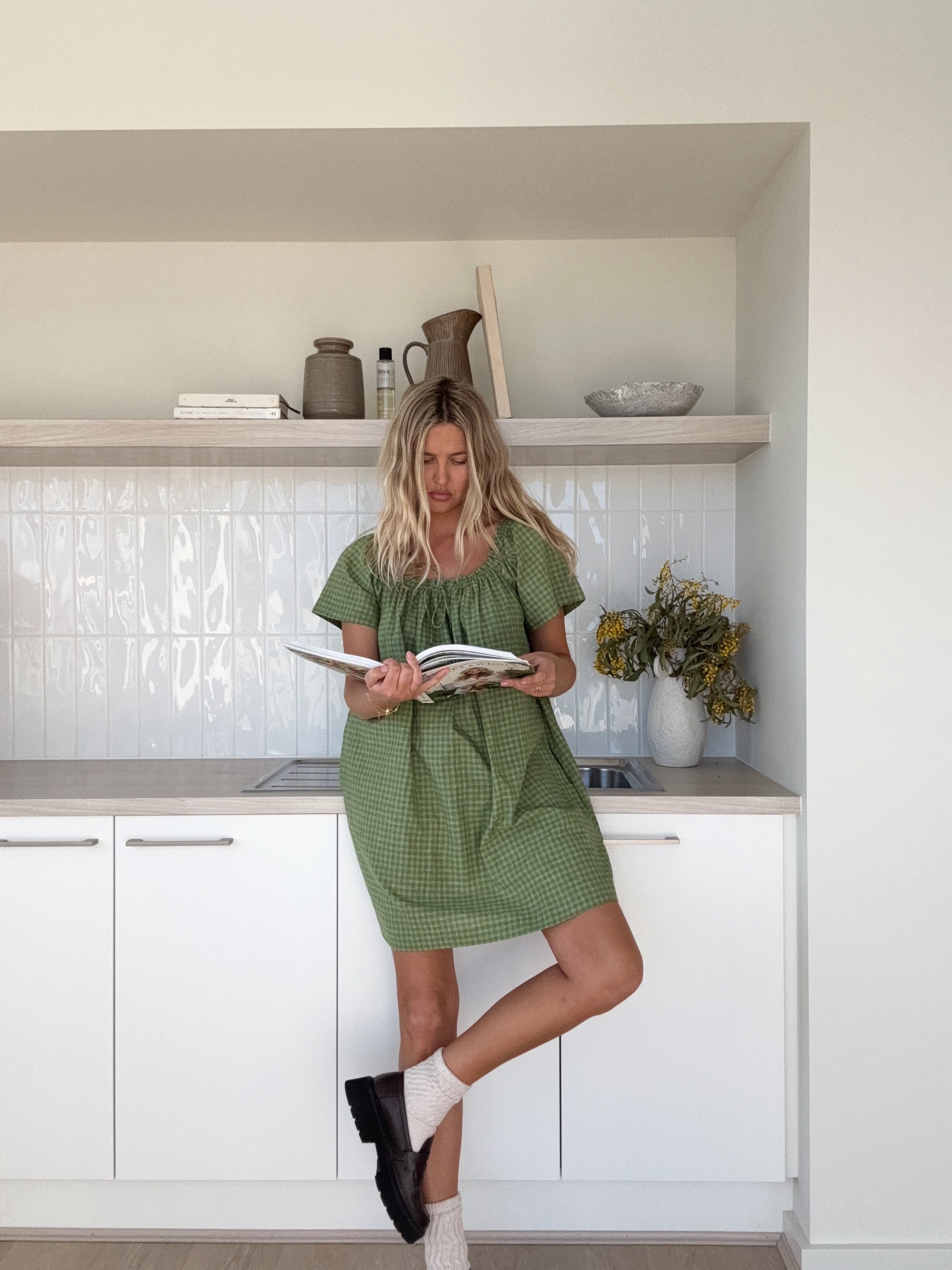 Sadie Smock - Fern Hemp image 0