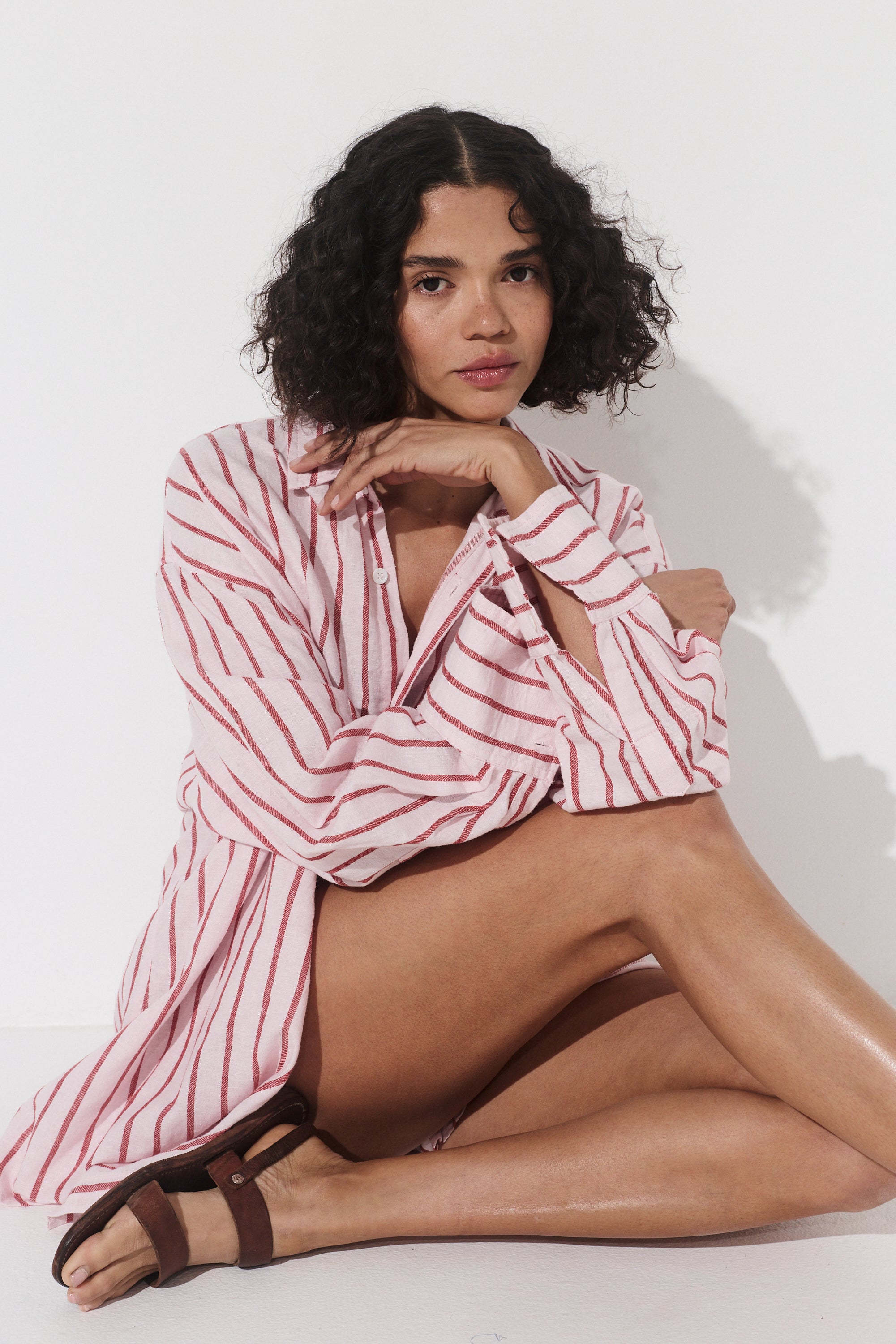 Percy Shirt - Stripe Hemp image 12