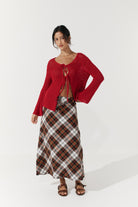 Etta Tie Knit - Scarlet image 7