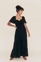 Anais Maxi Dress - Noir image 6