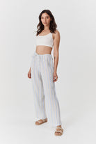 Robin Pants - Striped Crinkle Linen image 9